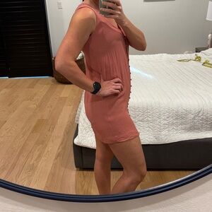 Madewell Sleeveless Rose Button Dress